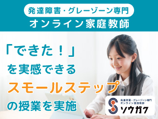 【発達障害】オンライン家庭教師ソウガクとは