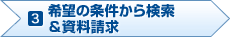 3.希望の条件から検索&資料請求